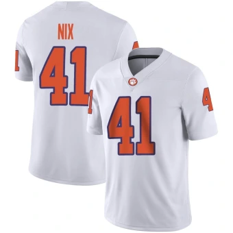 Men's Clemson Tigers Caleb Nix Football Jersey - Game White