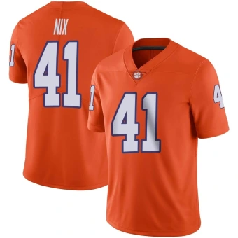 Men's Clemson Tigers Caleb Nix Football Jersey - Limited Orange