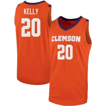 Men's Clemson Tigers Matt Kelly Team Basketball Jersey - Replica Orange
