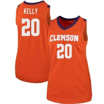 Women's Clemson Tigers Matt Kelly Team Basketball Jersey - Replica Orange