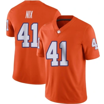 Youth Clemson Tigers Caleb Nix Football Jersey - Game Orange